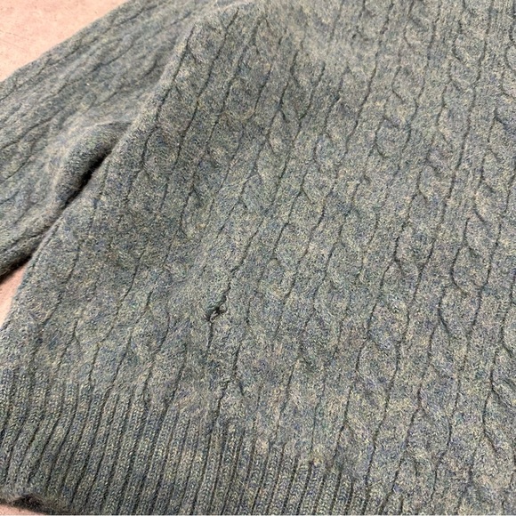 POLO Ralph Lauren mens cable knit 100% alpaca sweater XL - Picture 10 of 11